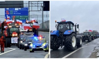 Ogólnopolski Protest Rolników. W Łódzkiem blokady od rana sparaliżują drogi. Kierowcy muszą liczyć się z utrudnieniami [Mapa]